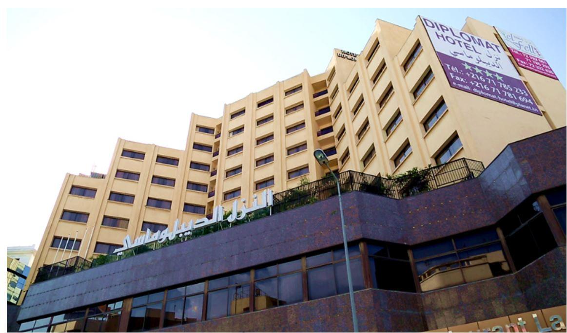 Diplomat Hotel Tunisz Kültér fotó